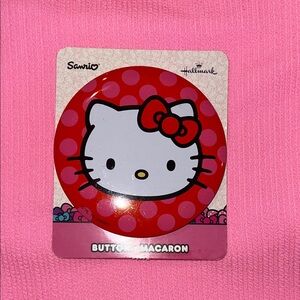 Sanrio Hello Kitty Red giant Button
